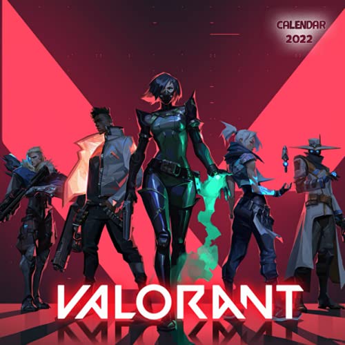 Valorant Calendar 2022: Valorant Calendar 2022-2023 - OFFICIAL Games calendar 2022-2023-18 months- Planner Gifts boys girls kids and all Fans BIG SIZE 17''x11''(Kalendar Calendario Calendrier).
