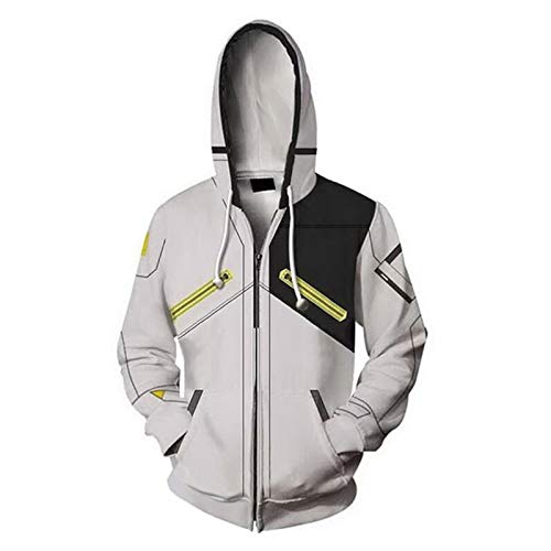 Valorant Hoodie Sudaderas Juego Viking 3D Print Zipper Jacket Sova Reyna Cosplay Disfraz Sudaderas Unisex