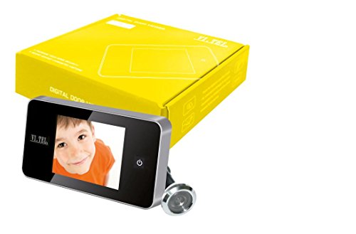 VI.TEL. E0426 12 Mirilla Digital 2,6", Color Plateado