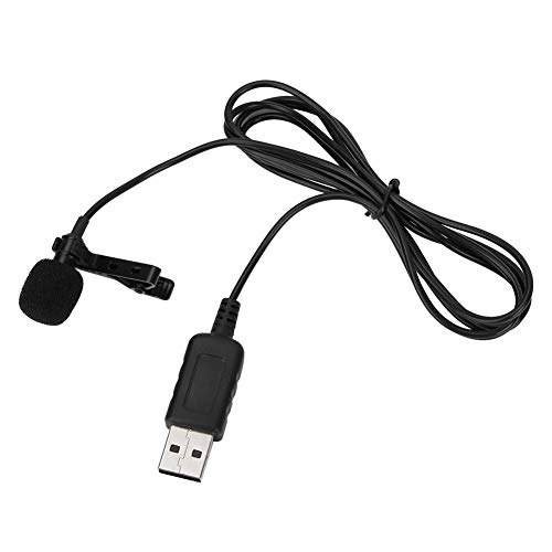 Wandisy Venta Loca USB Clip-on Computer Micrófono Omnidireccional Mini Mic Condensador