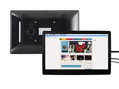 Waveshare Raspberry Pi 11.6inch IPS 1920x1080 Resolution Capacitive Touch Screen LCD with Hard Case Support BB Black, Computer Monitor for Windows 10/8.1/8/7,Game Consoles for XBOX360 PS4 Switch