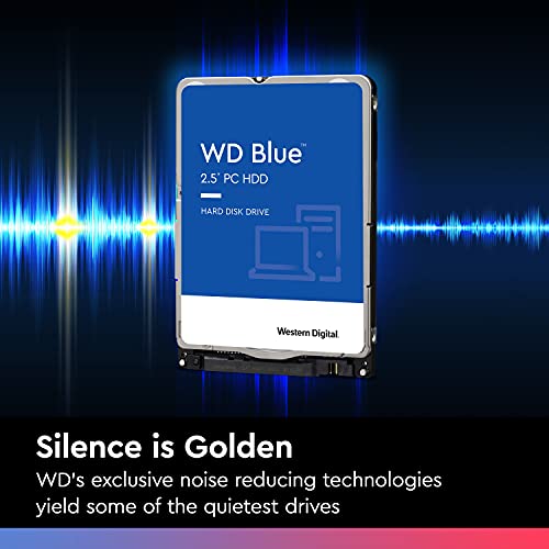 WD Blue Disco duro móvil interno de 500 GB (6 mm de altura 5400 rpm SATA 6 Gb / s 8 MB de caché 6,4 cm 2,5 pulgadas) Conforme a RoHS interno