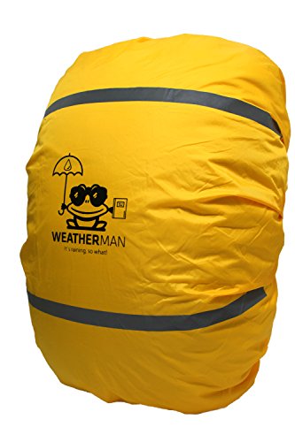 WeatherMan Funda de Mochila niños cartera I Protector De Lluvia, Impermeable I Escuela, kindergarten, parvulario