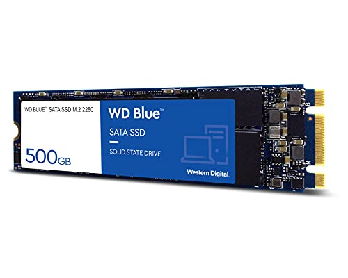 Western Digital WDS500G2B0B WD Blue 500GB 3D NAND Internal SSD M.2 SATA