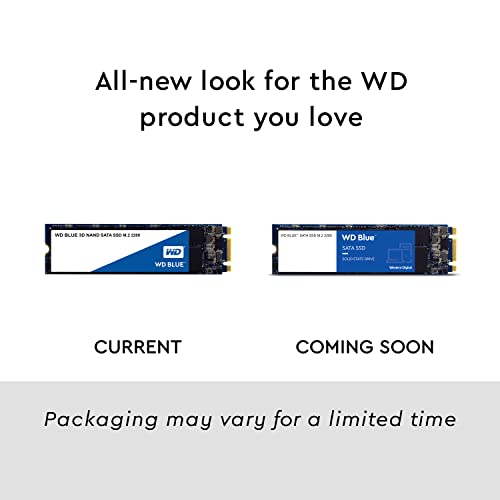 Western Digital WDS500G2B0B WD Blue 500GB 3D NAND Internal SSD M.2 SATA