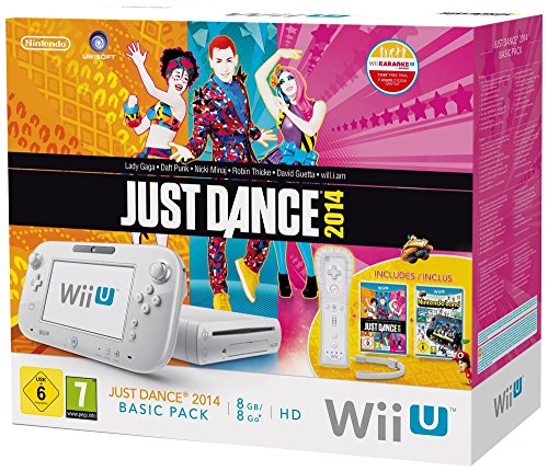 Wii U Just Dance 2014 Basic Pack, White (Incl. Nintendo Land) [Importación Alemana]