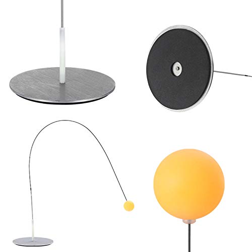 Winthai 9PCS Ping Pong Table Tennis Trainer Equipo de Entrenamiento Kit con 60cm Shaft Balls Raquetas Base Varillas de elevación para niños Adultos Juego al Aire Libre en Interiores