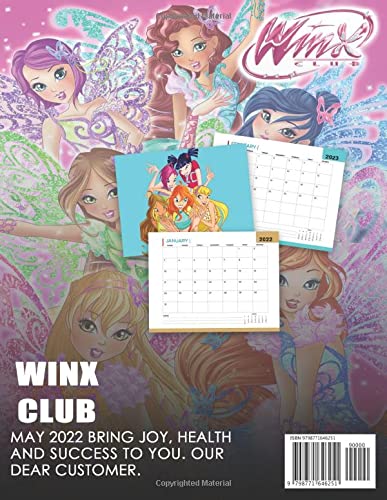 WịnX Club 2022 Calendar: Cartoon 2022 OFFICIAL calendar, 2022-2023 18 months - monthly planner.Gifts boys girls kids and all Fans for halloween Christmas. Kalendar calendario calendrier 16 monthly
