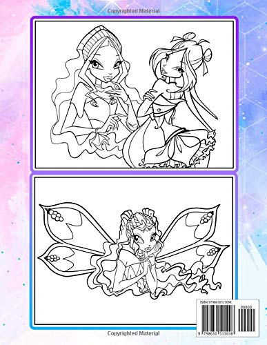 Winx Club Coloring Book: Winx Club Anxiety Coloring Books For Adult And Kid - Perfect Gift Birthday Or Holidays