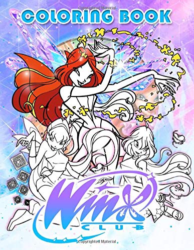 Winx Club Coloring Book: Winx Club Anxiety Coloring Books For Adult And Kid - Perfect Gift Birthday Or Holidays
