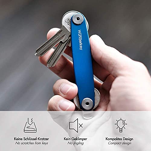 WUNDERKEY® Clásico – El Organizador de Llaves Original Made in Germany [Organizador-Clave | Caso-Clave | Estuche de Llaves | Smart Key Gadget | el Original y Conocido de GQ & Lufthansa]