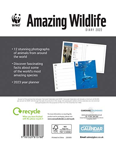 WWF, Amazing Wildlife - Agenda de lujo (A5, 2022)
