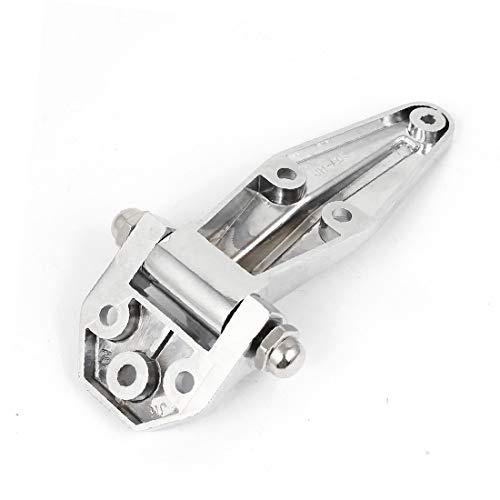 X-DREE 148 mm de longitud, aleación de zinc, vaporera, cocina, bisagra de la puerta, hardware, tono plateado(148mm Length Zinc Alloy Steamer Cooker Door Hinge Hardware Silver Tone