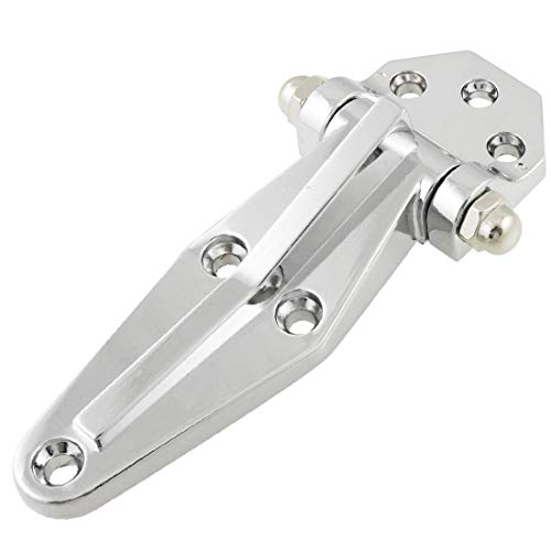 X-DREE Bisagra de puerta de hardware de aleación de tono plateado para horno de cocina de vapor(Silver Tone Alloy Hardware Door Hinge for Steamer Cooker Oven