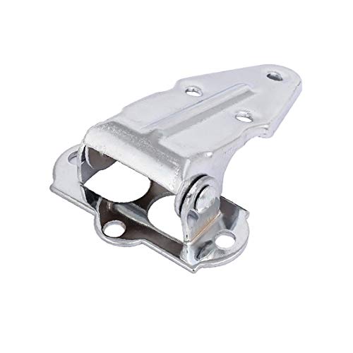 X-DREE Congelador Asador Horno Vapor Metal Latch Tipo Bisagra Tono Plateado 110mmx75mmx30mm(Freezer Roaster Oven Steamer Metal Latch Type Hinge Silver Tone 110mmx75mmx30mm