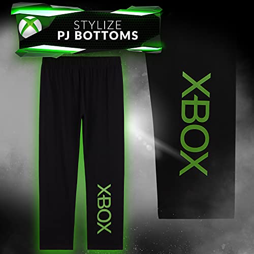Xbox Pijama Hombre, Conjunto De Algodon, Regalos Hombre, Tallas Grandes Disponible En S, M, L, XL, XXL, XXXL (M, Verde)