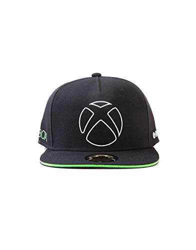 Xbox Ready To Play Snapback Baseball Cap Gorra de béisbol, Negro (Black Black), Talla Única (Pack de 5) Unisex Adulto