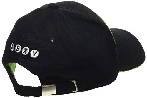 Xbox Unisex Adulto Logo Adjustable Cap Gorra de béisbol Not Applicable, Negro (Black Black), Talla Única (Talla del Fabricante: Adjustable)