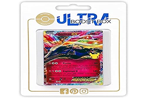 Xerneas EX 97/146 Colección Clásica - Ultraboost X Epée et Bouclier - Célébrations - 25 ans - Box de 10 cartas Pokémon Francés