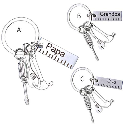 Xiang Ru Llavero de regalo personalizado para papá y hombres