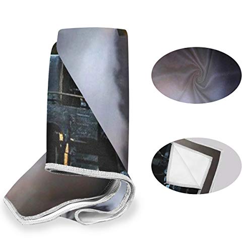 XiangHeFu Steam Train Night Luxury Bath Towel Highly Absorbent Hand Washcloth Ultra Soft Multipurpose Hotel