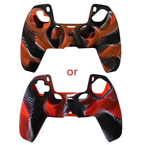 Xiangrun Ps5 Controller Skins, Funda Protectora De Silicona con Funda De Piel De Camuflaje para Pl-aystatio-n PS5