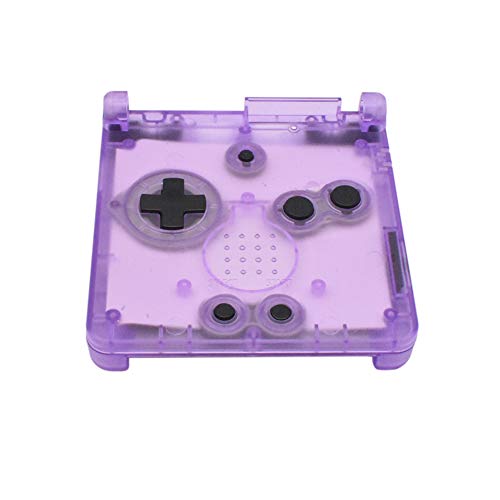 Xingsiyue Reemplazo Transparente Claro Púrpura la Carcasa Caja Case con Lente y Destornillador para Gameboy Advance SP GBA SP Console
