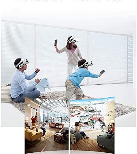 XIXIDIAN Gafas de Realidad Virtual, 3D Somatosensory Game VR Vidrio de Realidad Virtual, VR Detachable y Auriculares Inteligentes portátiles, Experiencia panorámica de 360 ​​Grados y cómodo para Usar