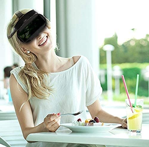 XIXIDIAN Gafas de Realidad Virtual, 3D Somatosensory Game VR Vidrio de Realidad Virtual, VR Detachable y Auriculares Inteligentes portátiles, Experiencia panorámica de 360 ​​Grados y cómodo para Usar