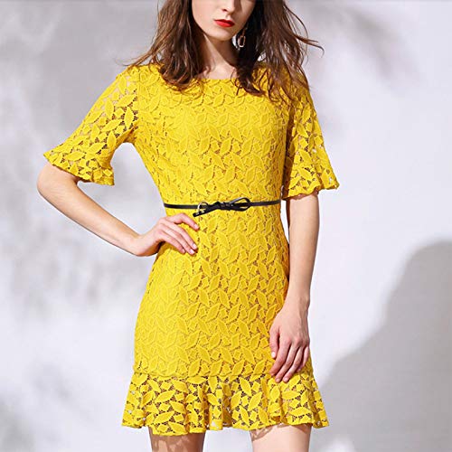 XLKJ Cinturón Fino para Mujeres, Cinturón Ajustable para Los Vestidos Correa de Cintura Fina Anudada de Cuero