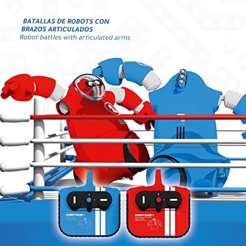 Xtrem Bots - Robo Rage, 2 Robots Luchadores, Robotica para niños 8 años o más, Boxer Robot teledirigido, Juguete Interactivo, Juguetes Stem, Bish vs Bosh