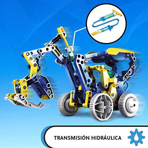 Xtrem Bots - Taller De Robótica Educativa, Juguetes Robotica para Niños 8 Años O Más, Robot Solar, Juegos Educativos, Construccion De Robots, Juguete Educativo 12 en 1
