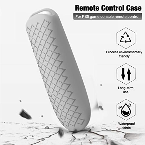 Yeyll Compatible con Playstation 5 Media Remote Cover Cover Funda protectora de silicona para mando a distancia PS5, absorción de golpes lavable
