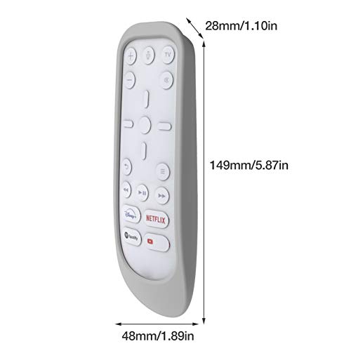 Yeyll Compatible con Playstation 5 Media Remote Cover Cover Funda protectora de silicona para mando a distancia PS5, absorción de golpes lavable