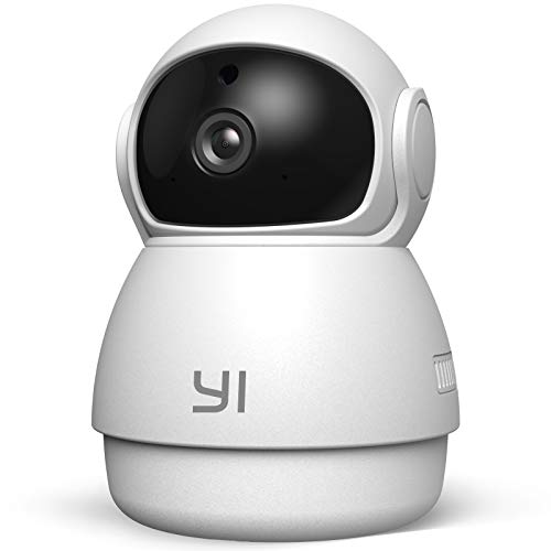 YI Cámara de Vigilancia 1080p Dome Guard Camara IP Sistema de Seguridad WiFi de Interior Full HD, Detección de Movimiento, Visión Nocturna, Audio de 2 Vias y Nube con App para iOS y Android (Blanco)