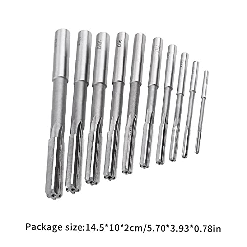 Yililay Reamer Steamer H7 Máquina Duradera Shank Recta Chucking Kit de escariador de fresado 10pcs