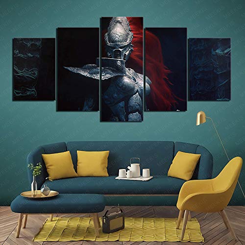 YITUOMO Lienzo decorativo para pared (5 unidades), diseño de Warhammer 40.000 Dawn of War 3 Warhammer 40.000 Dawn of War 3