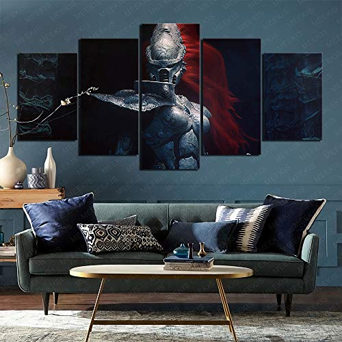 YITUOMO Lienzo decorativo para pared (5 unidades), diseño de Warhammer 40.000 Dawn of War 3 Warhammer 40.000 Dawn of War 3