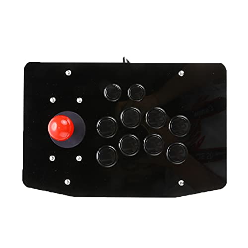 YUNXIAN Accesorios de Consola de Juegos Arcade Joystick USB Fighting Stick Controlador de Juegos Gamepad Video Game Fit para computadoras de Escritorio de PC Palanca de Mando (Color : Blue)
