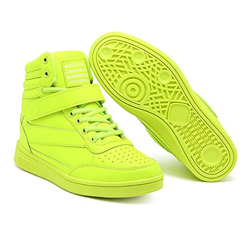 Zapatillas de Cuña Mujer Deportivos Elevador Interior Talón Plataforma 7cm Altas para Tacón Zapatillas de Deporte