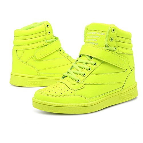 Zapatillas de Cuña Mujer Deportivos Elevador Interior Talón Plataforma 7cm Altas para Tacón Zapatillas de Deporte