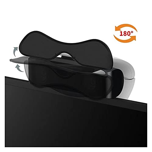ZHANGHONGWEI Cubierta DE CÁMERA HD Ajuste para LA CÁRES para LA CÁMARA PS5 Puede Girar 180 Grados Cámara Web Cortar la Capa de protección Capa de protección Accesorios (Color : Black)
