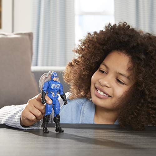 Hasbro Marvel Avengers - Figura Mech Strike del Capitán América de 15 cm con Accesorio Mech de Batalla - para niños de 4 años en adelante