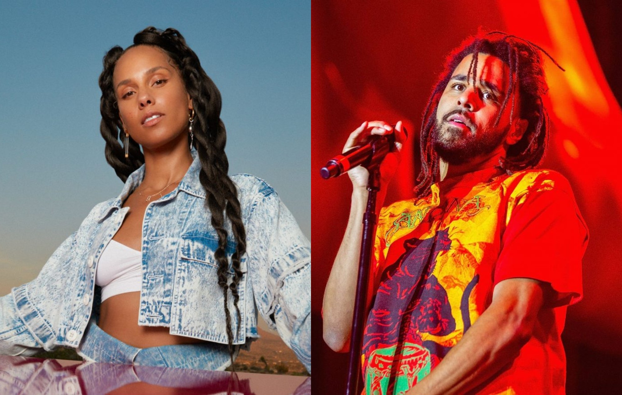 Alicia Keys ha estado en el estudio con J. Cole