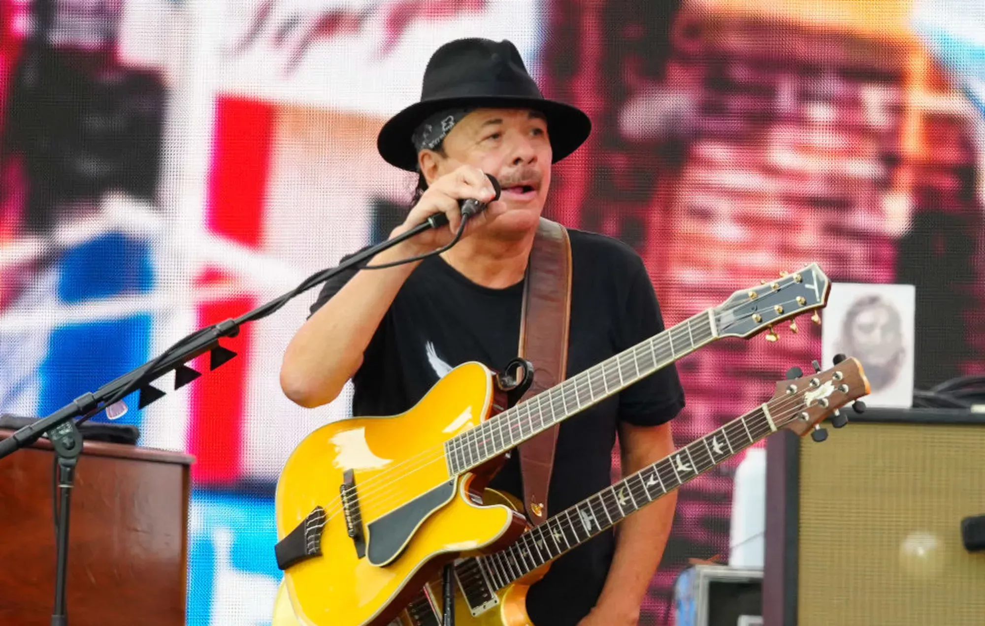 Carlos Santana cancela su residencia en Las Vegas tras un susto de salud