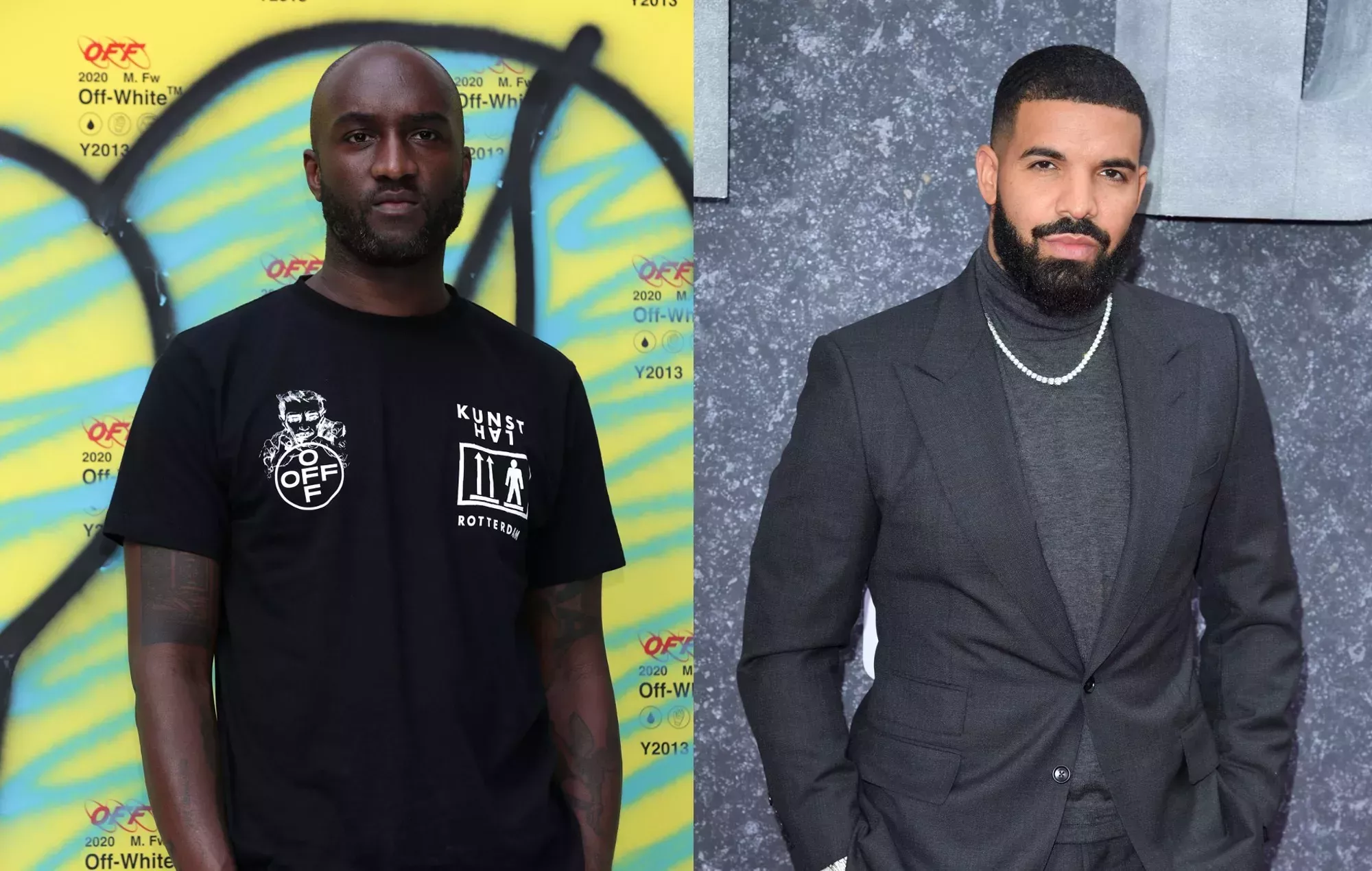 Drake se tatúa en honor al fallecido diseñador Virgil Abloh