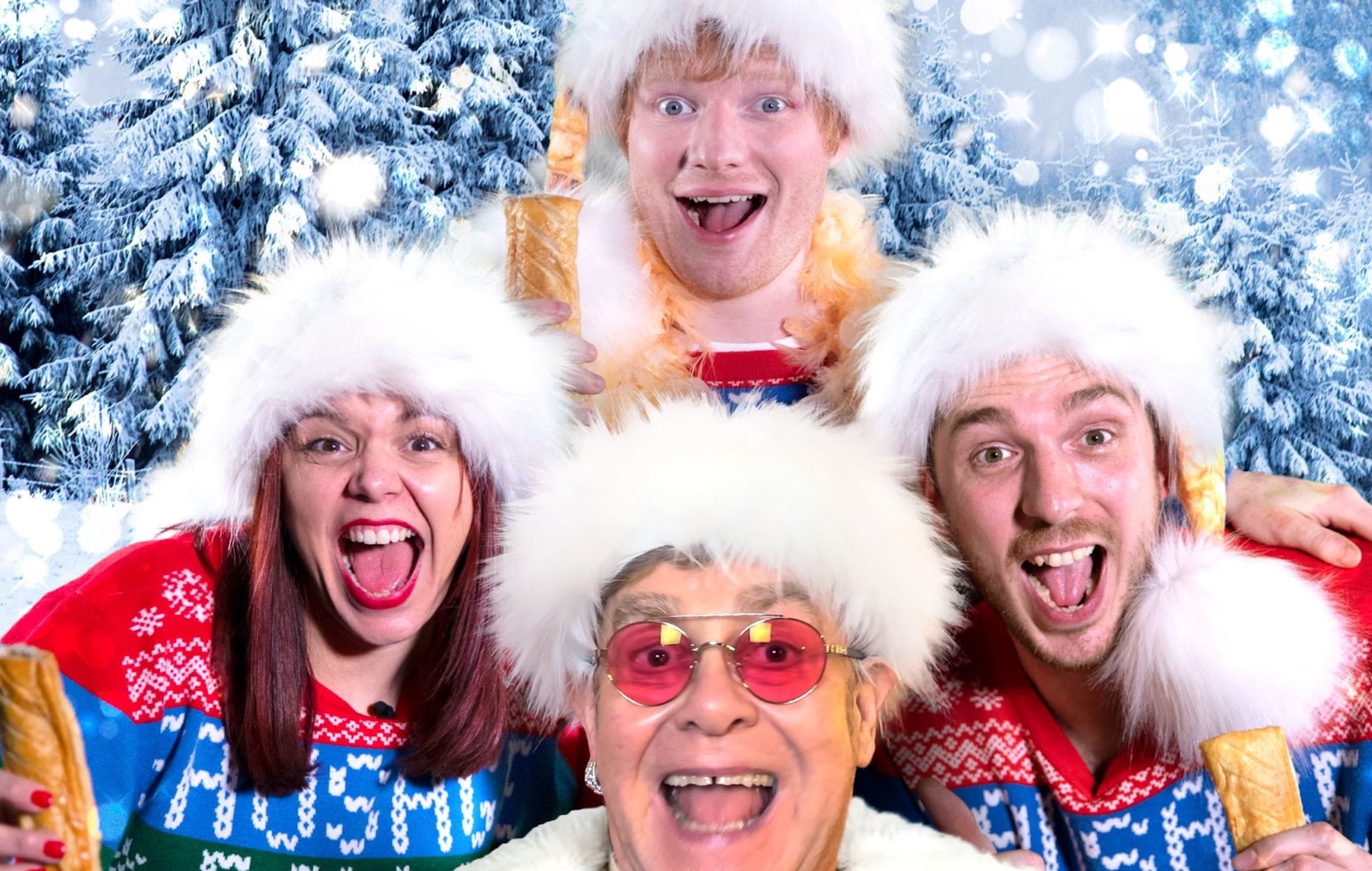 LadBaby anuncia su nuevo single navideño con Elton John y Ed Sheeran