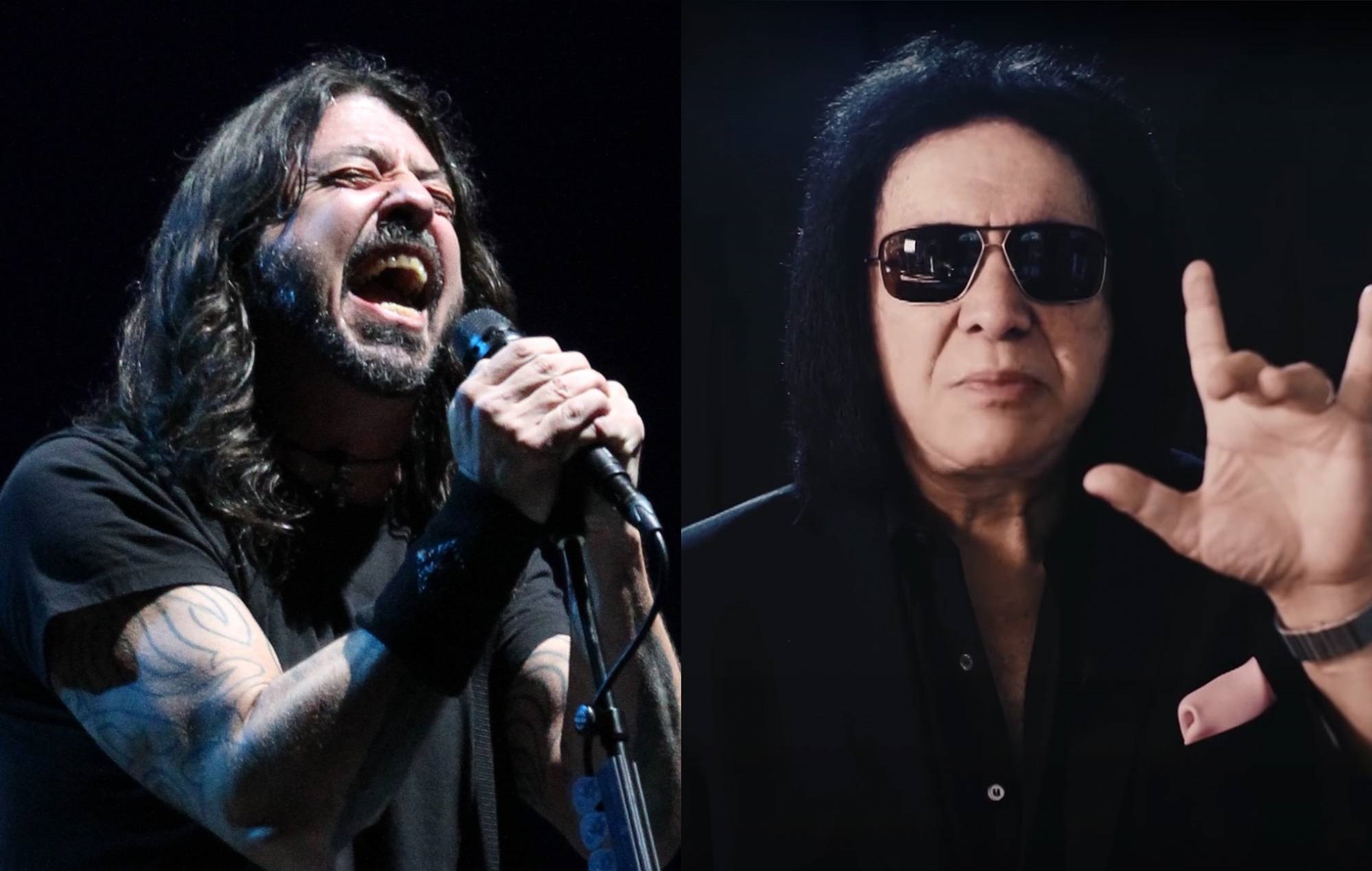 Mira cómo Foo Fighters saca a Gene Simmons de KISS en su concierto de Las Vegas