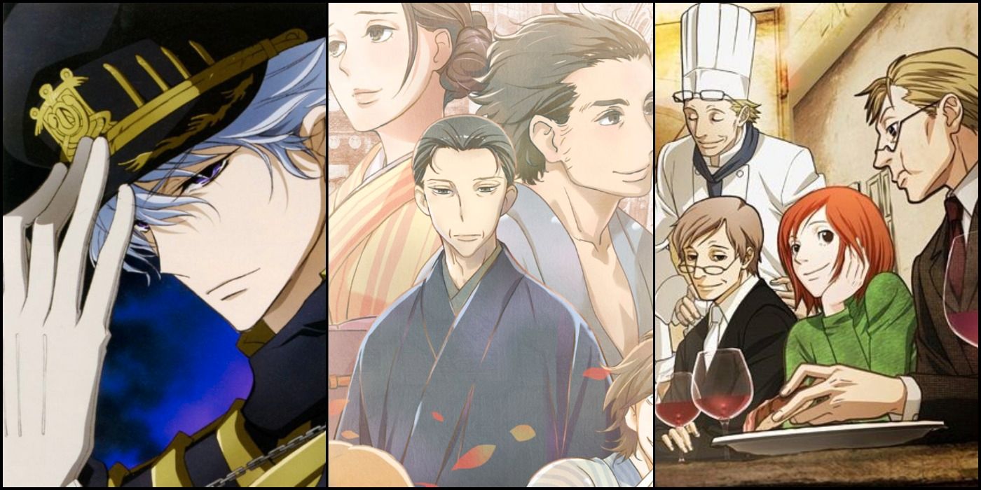 10 animes Josei con un reparto (casi) exclusivamente masculino