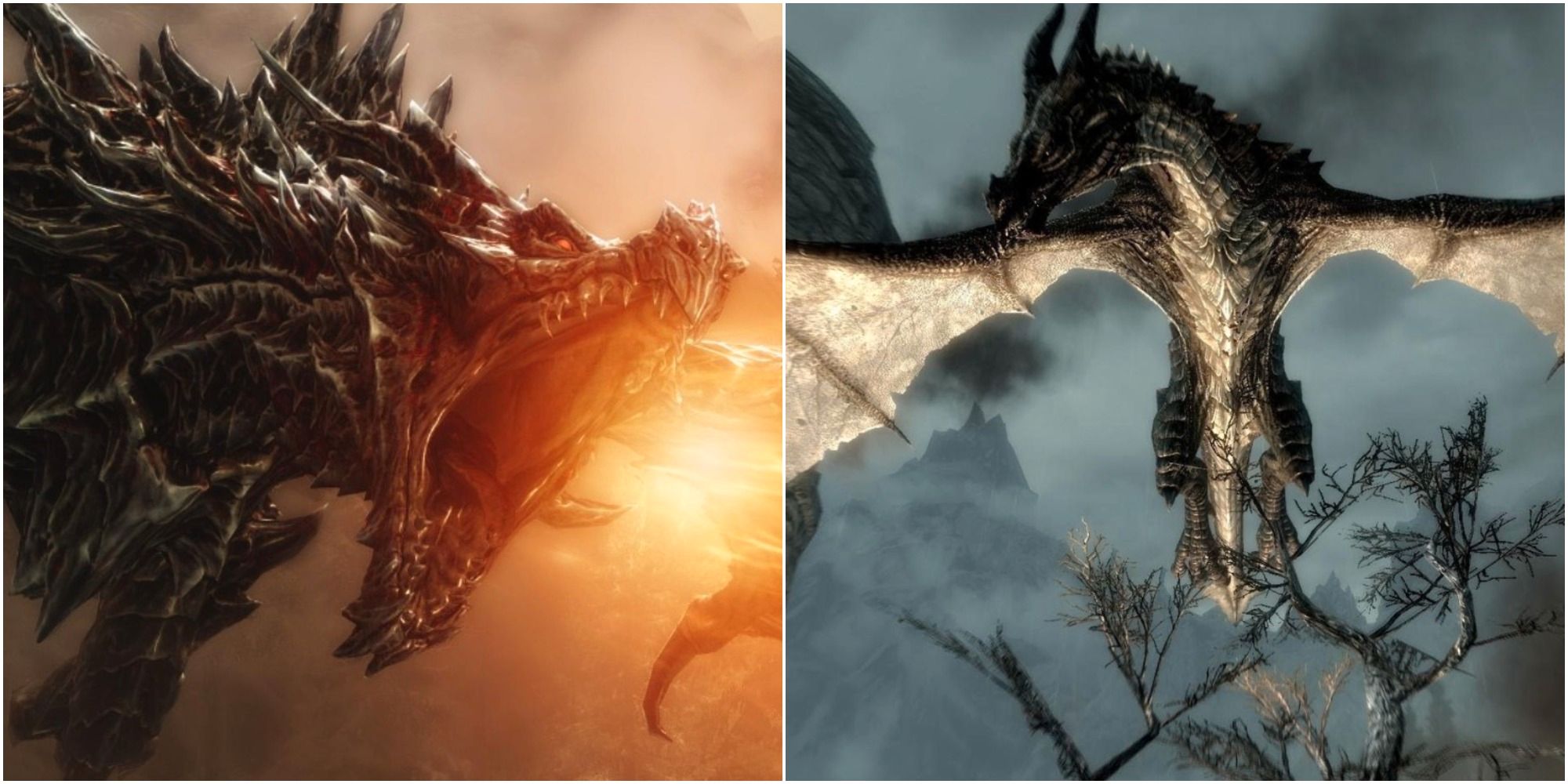 Clasificación de los 10 dragones más fuertes de Skyrim